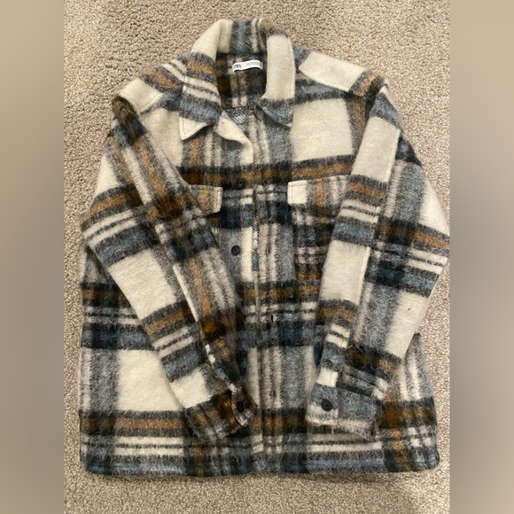 Zara Other - Textured Oversized Zara Flannel